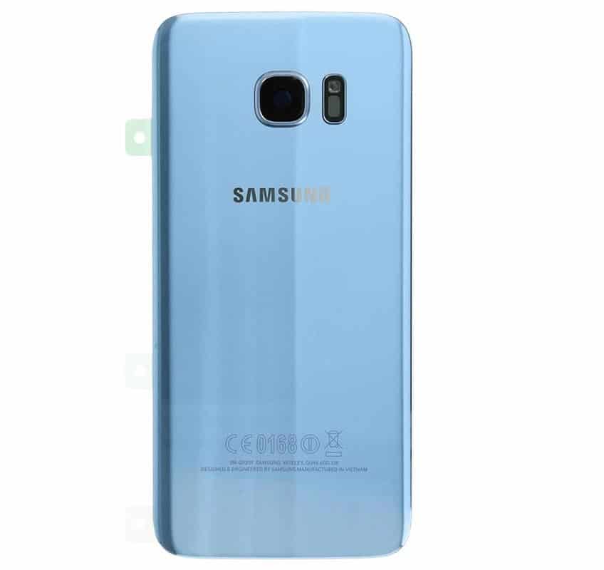 Original Back Panel | Battery Cover Replacement for Samsung Galaxy S7 Edge Coral Blue