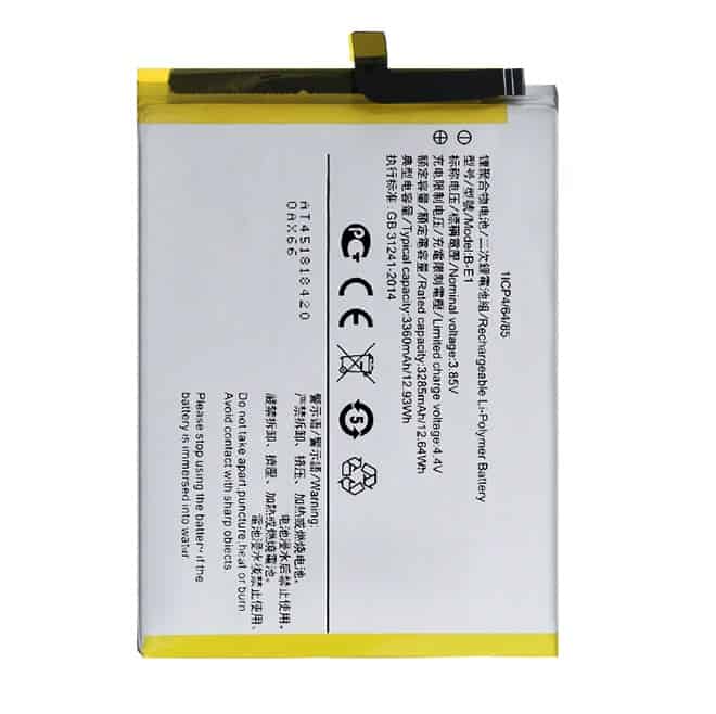 Vivo Y71 Battery Replacement Price in India Chennai B-E1